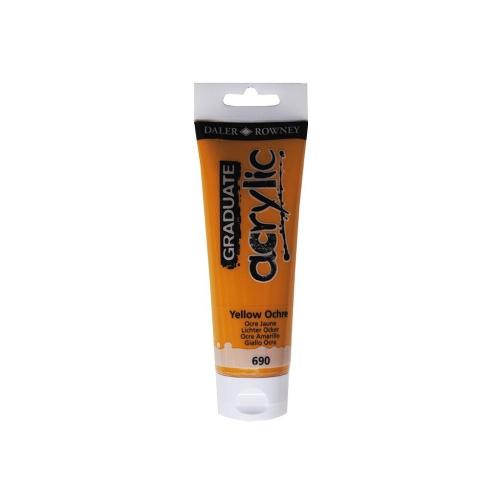 Daler-Rowney Graduate Acrylic 120 ml Yellow Ochre
