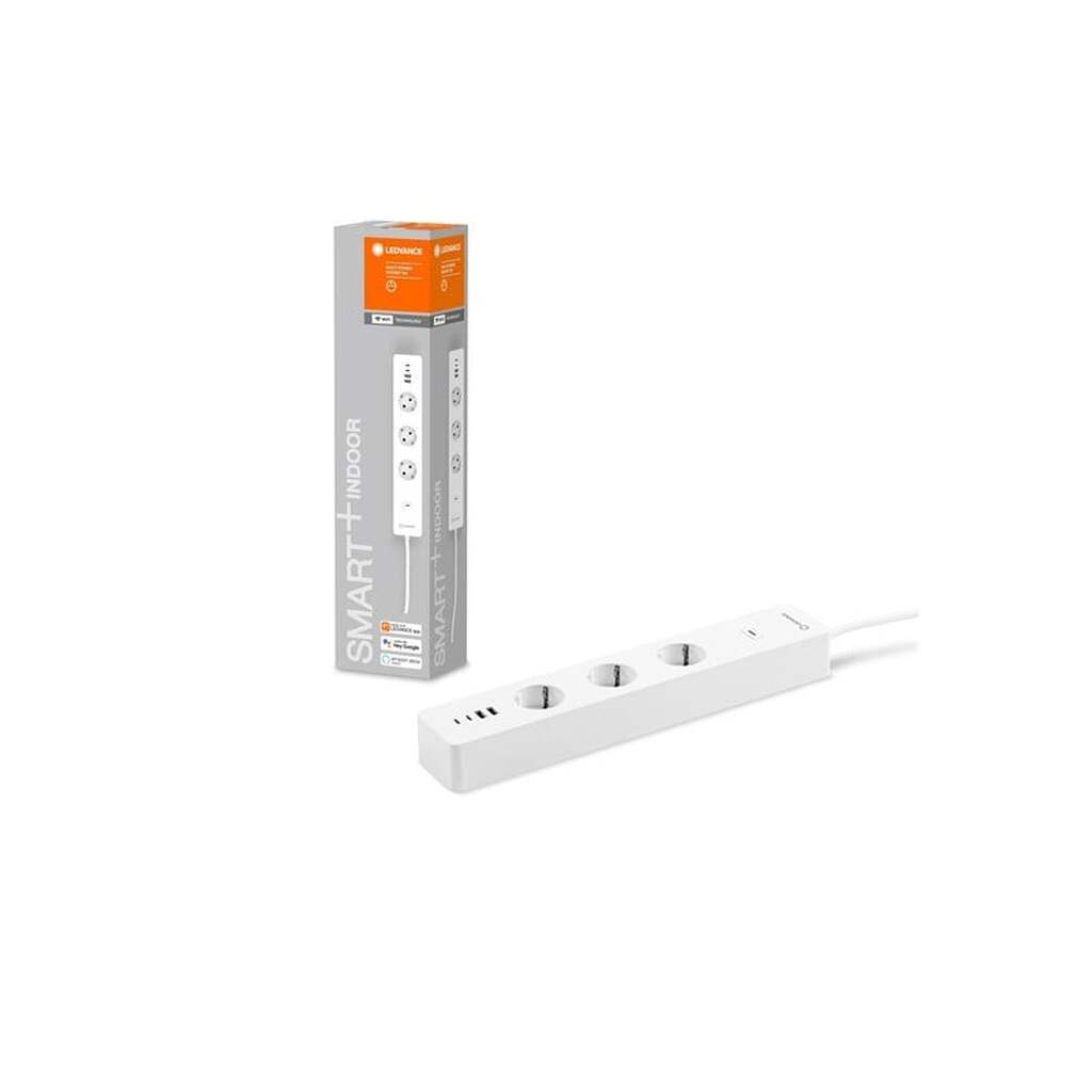 Osram SMART+ Stikdåse (3 x stik, 2 x USB-A, 2 x USB-C) WiFi