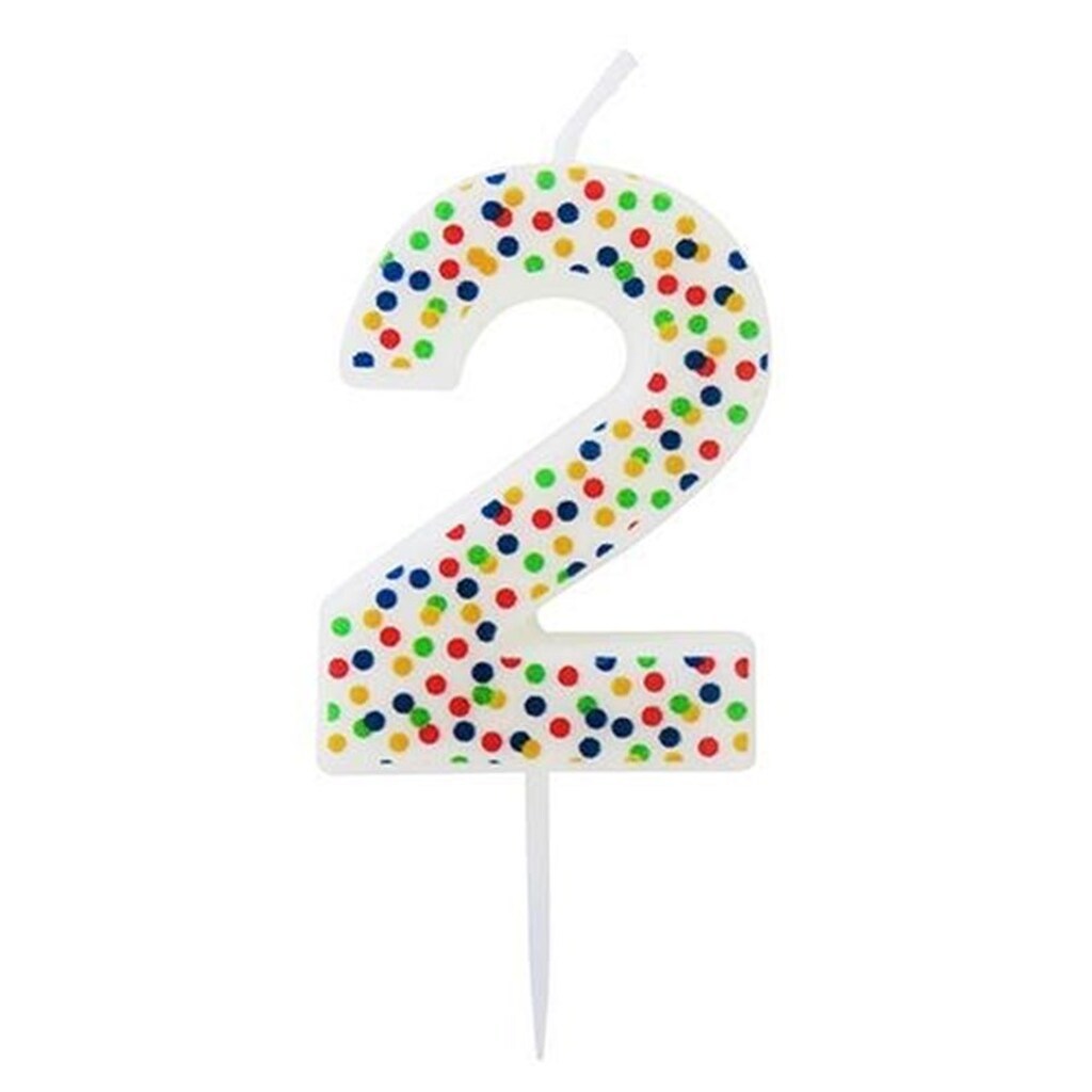 SCANSEASON Lys m. tal 2 . 7,5cm høj