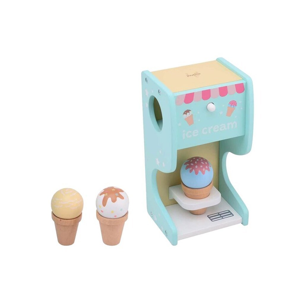 Joueco Wooden Ice Cream Maker with Ice Cream Balls 6 pcs.