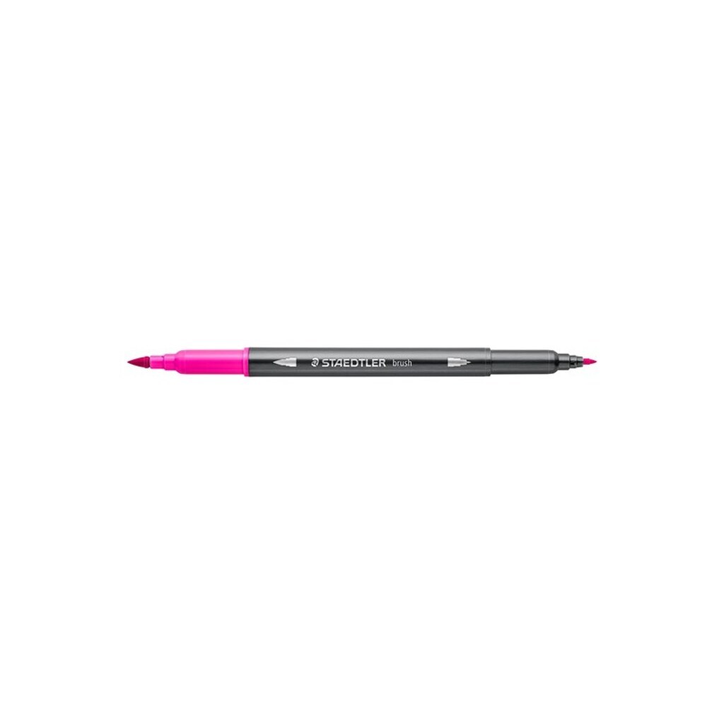 Staedtler STAEDTLER AKVAREL BRUSH PEN MAGENTA, ÆSKE 10 STK