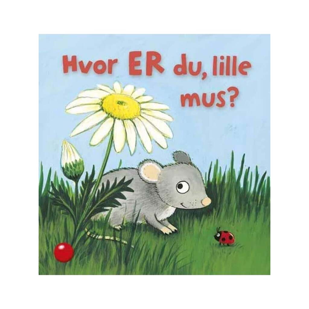 Hvor er du lille mus? - Børnebog - Papbog