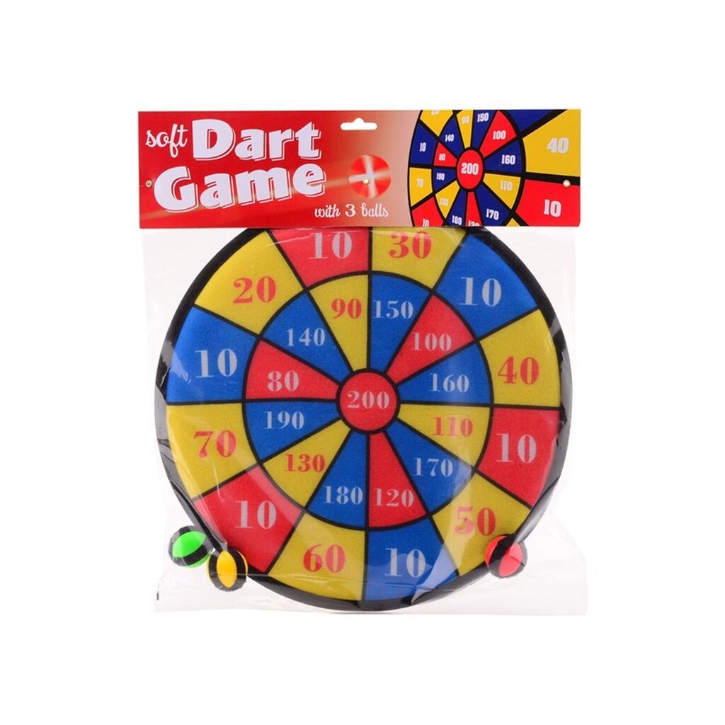 Johntoy Velcro Dart Game with 3 Balls 36cm