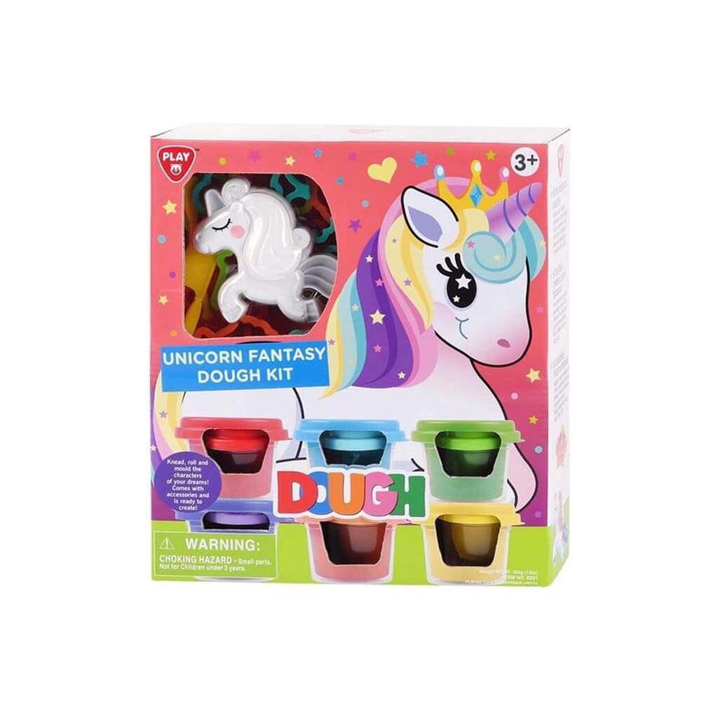 Playgo Fantasy Unicorn Clay Set - 6 Clay Pots