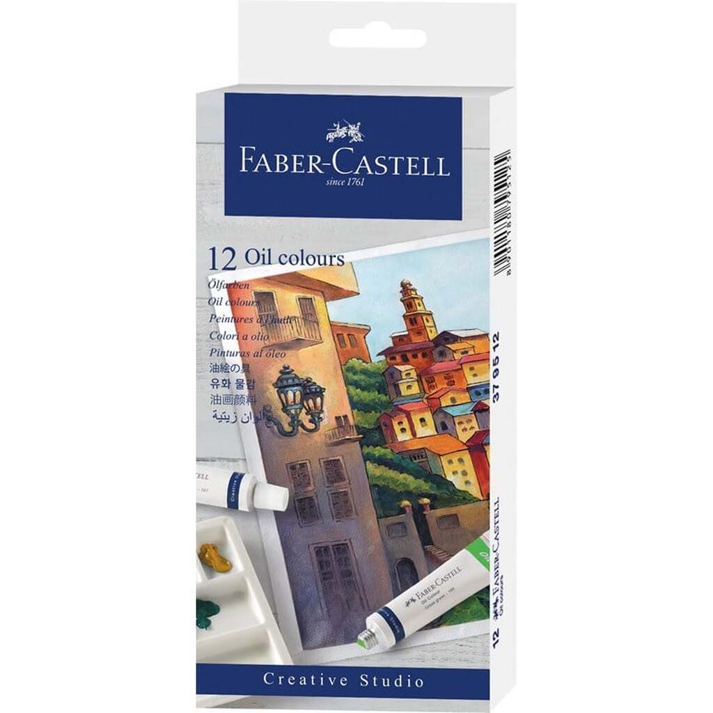 Faber-Castell Start Sæt Olie Farver 12 Ass