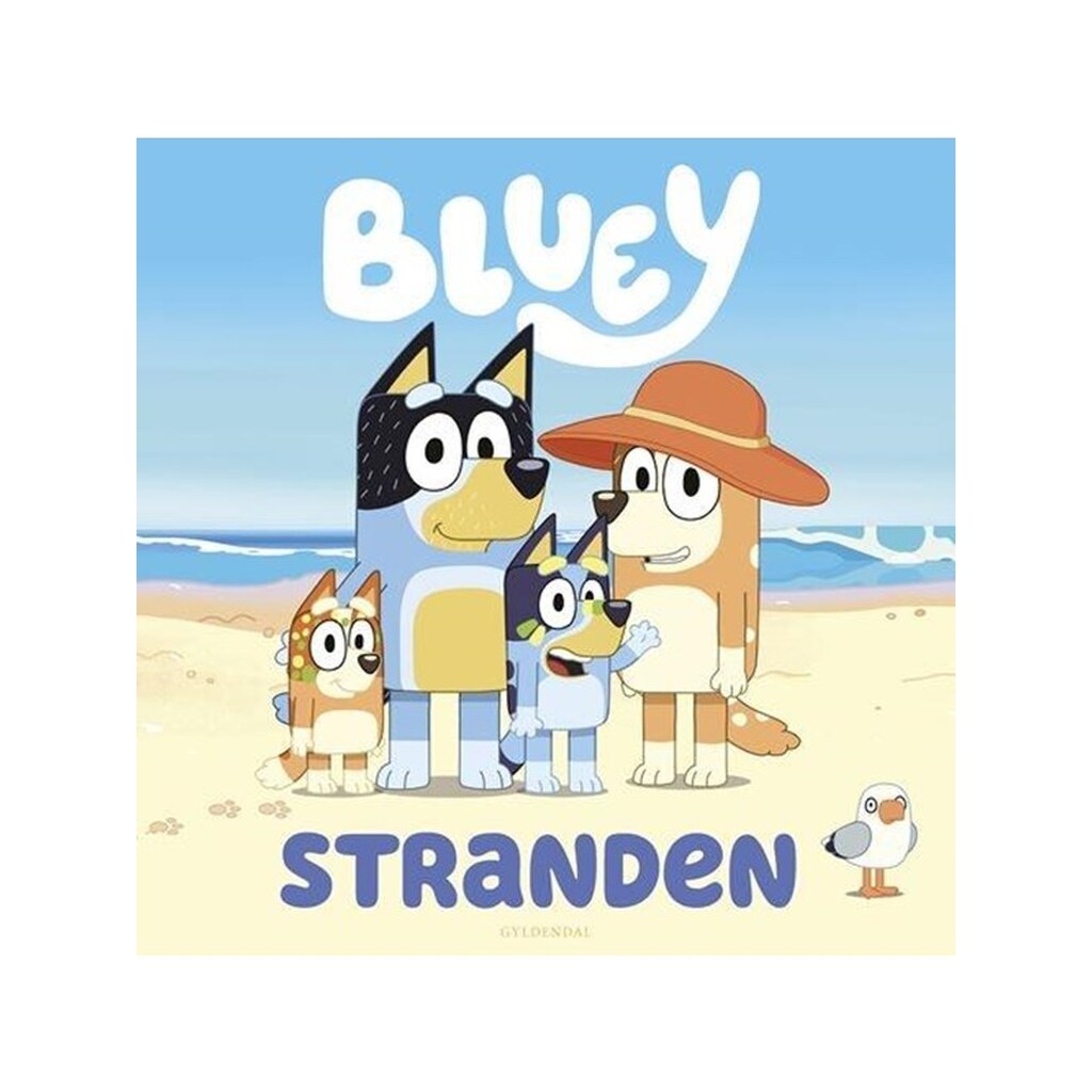 Bluey - Stranden - Børnebog - Hardcover