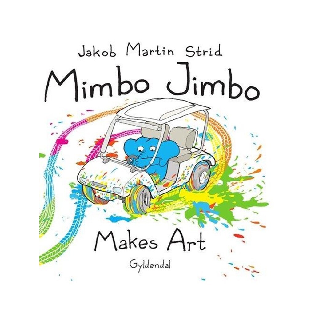 Mimbo Jimbo Makes Art - engelsk udgave - Børnebog - Hardcover