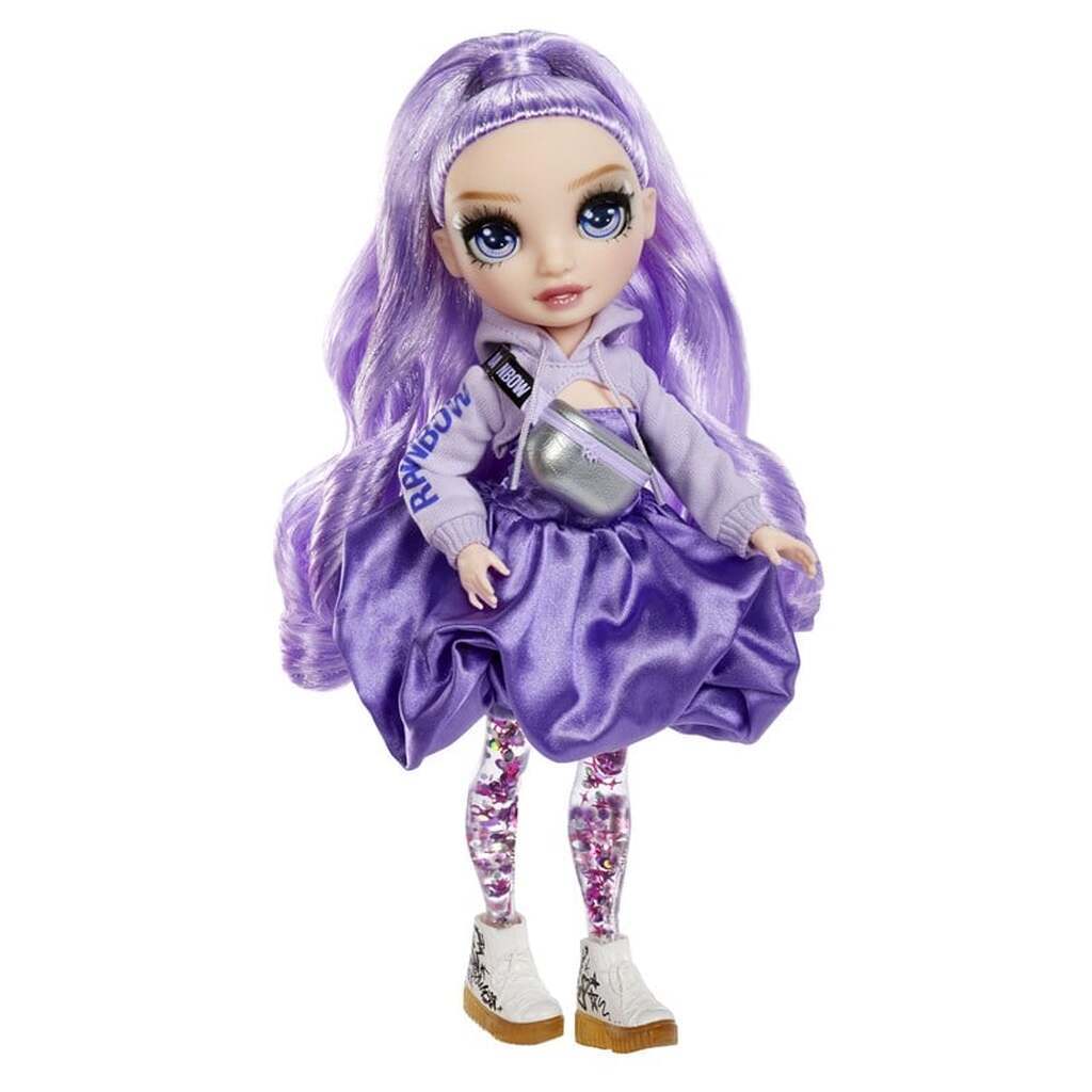 Rainbow High Sparkle &amp; Shine Fashion Dolls- VIOLA (purple)