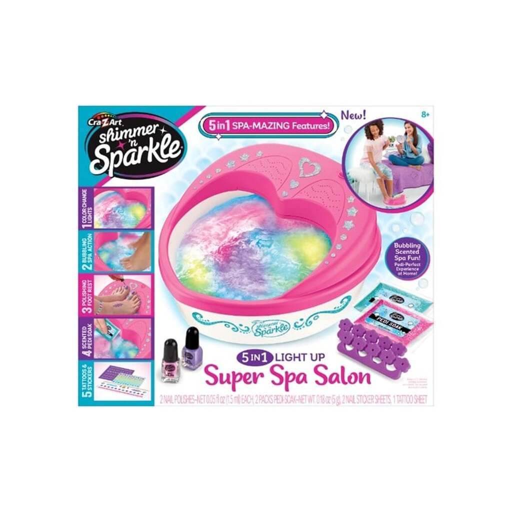 Shimmer n Sparkle 5 IN 1 LIGHT UP SPA SALON