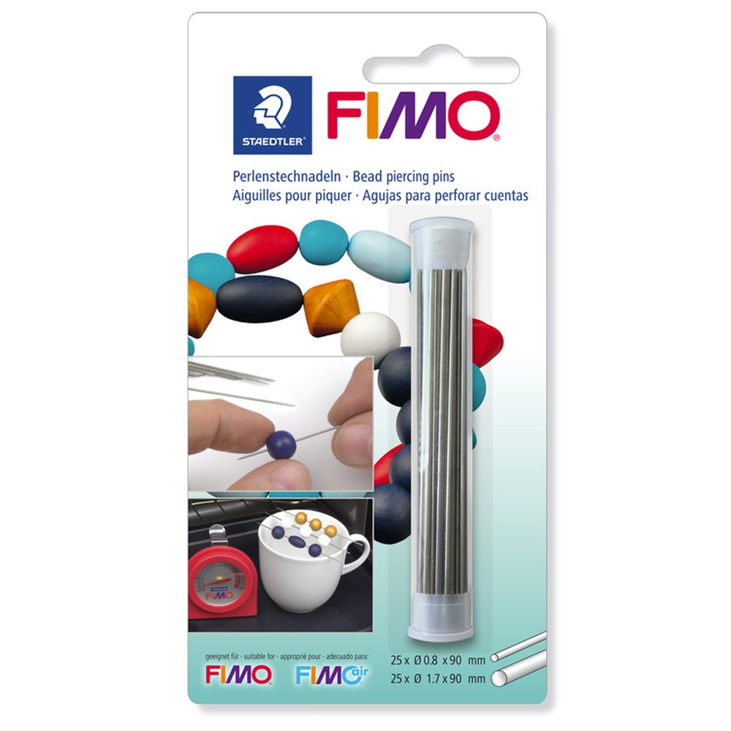 Staedtler FIMO Perlepenne / nåle i metal. 50 Stk