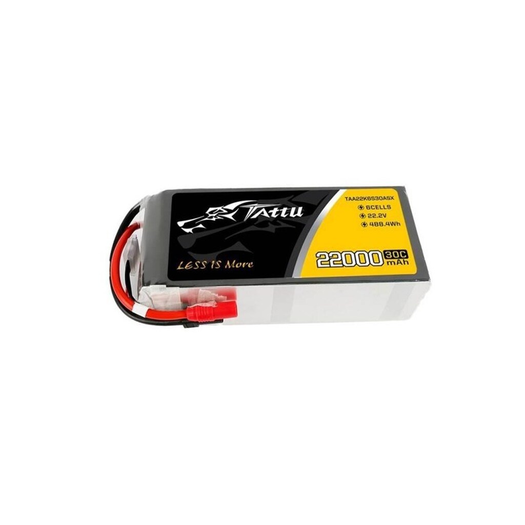 Gens ace &amp;Tattu - 22000mAh 22.2V 30C 6S1P LiPo Battery AS150+XT150