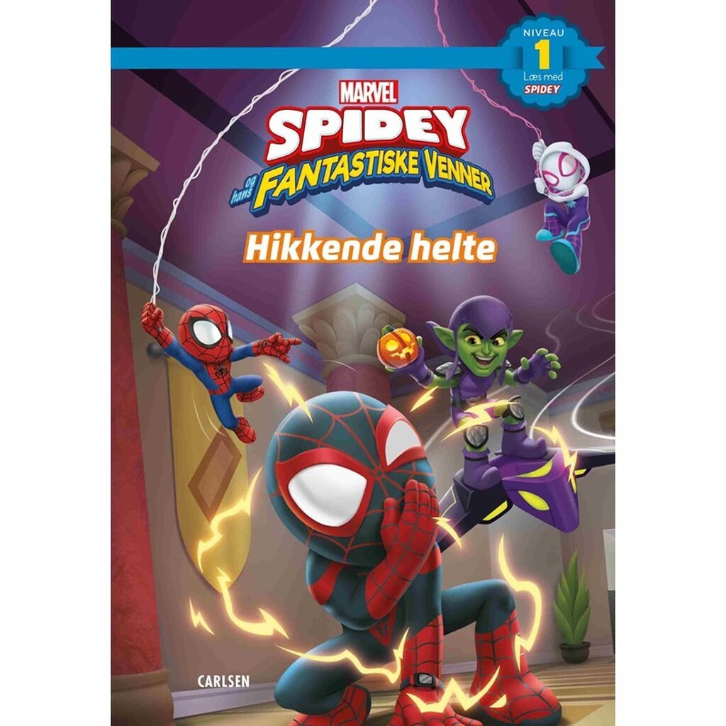 Læs med Spidey - Hikkende helte - Børnebog - Hardcover