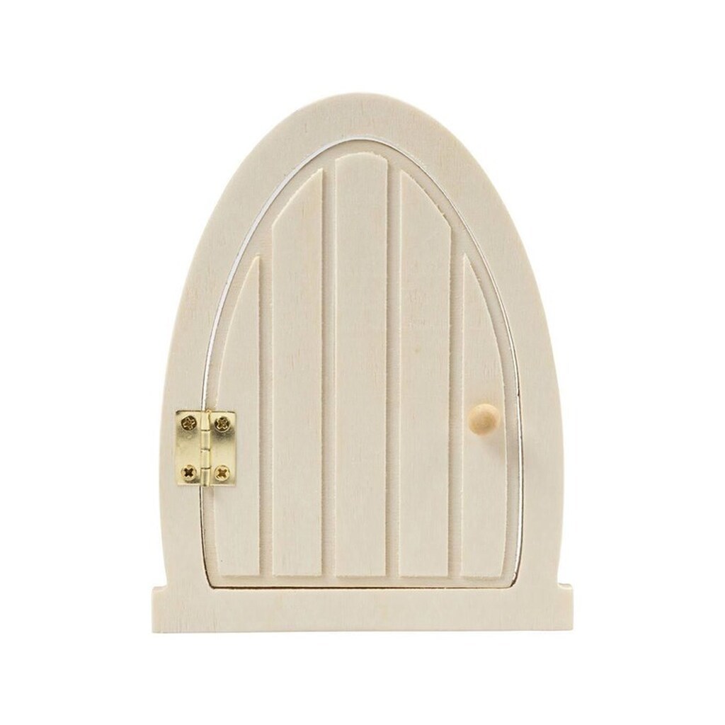 Creativ Company Wooden Miniature Door with Hinges 13x10cm
