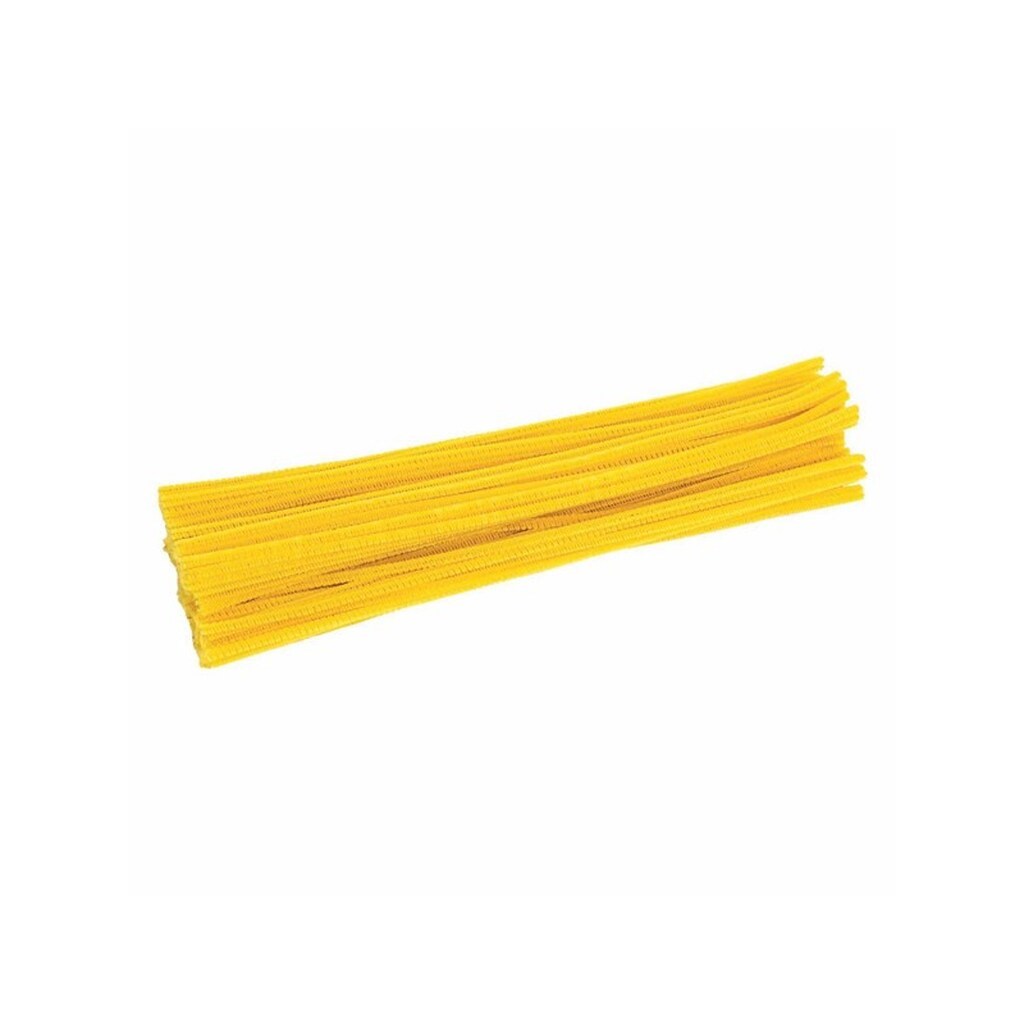 Colorations - Yellow Chenille Wire 100pcs.