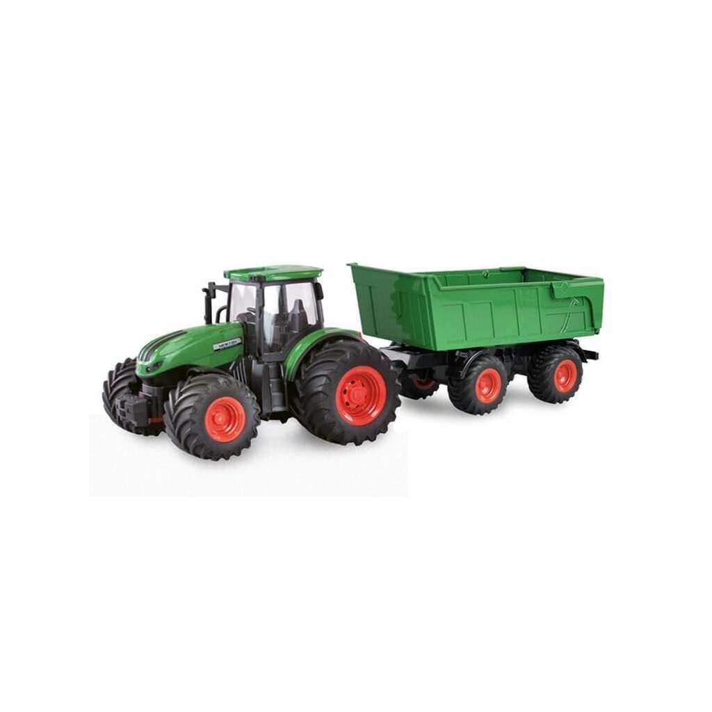 Amewi RC Tractor with Tipping Trailer 1:24 RTR Green