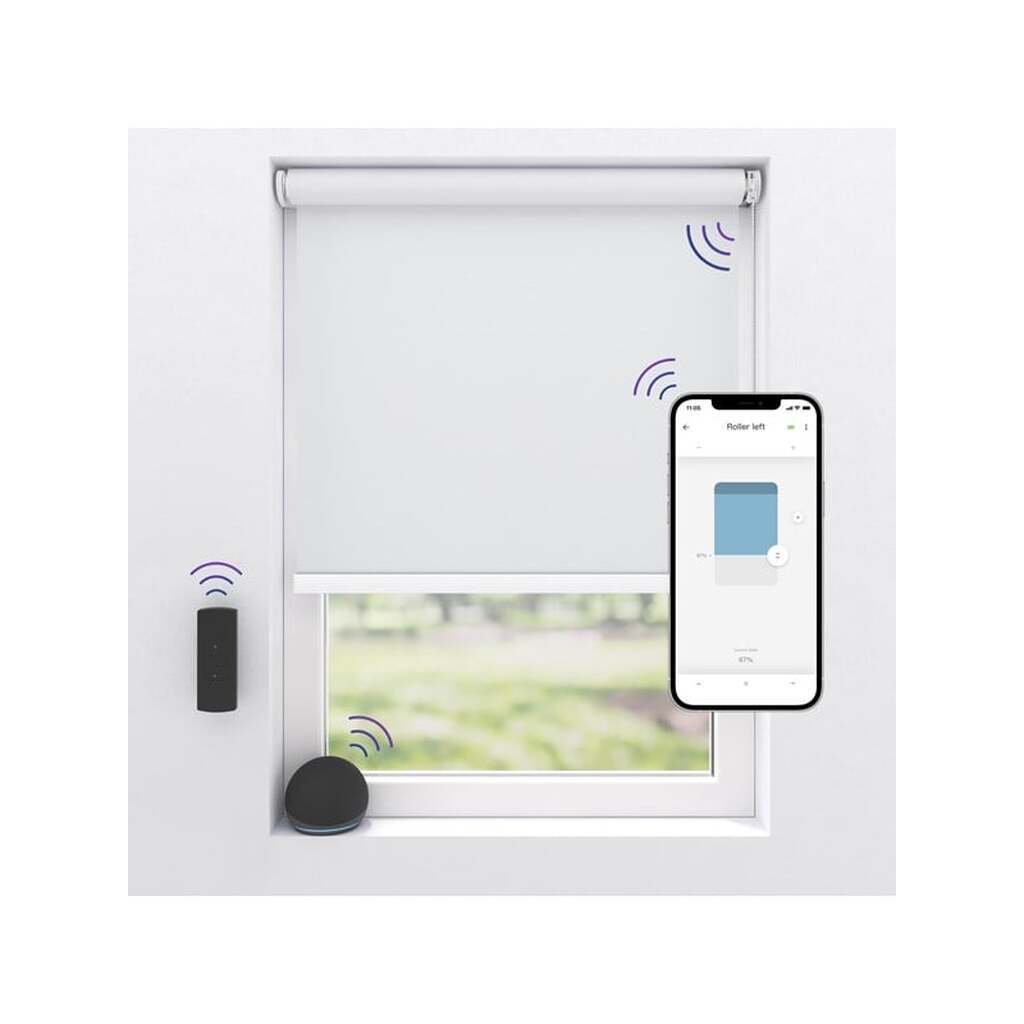 MotionBlinds Wireless Electric Black-Out Rollerblind 90x190cm - White