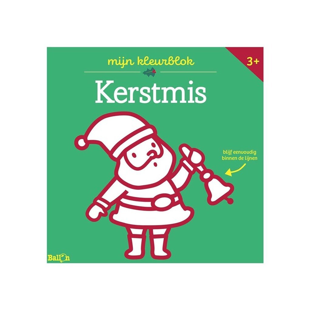 Boek Specials Nederland BV My Color Block Christmas with Thick Lines