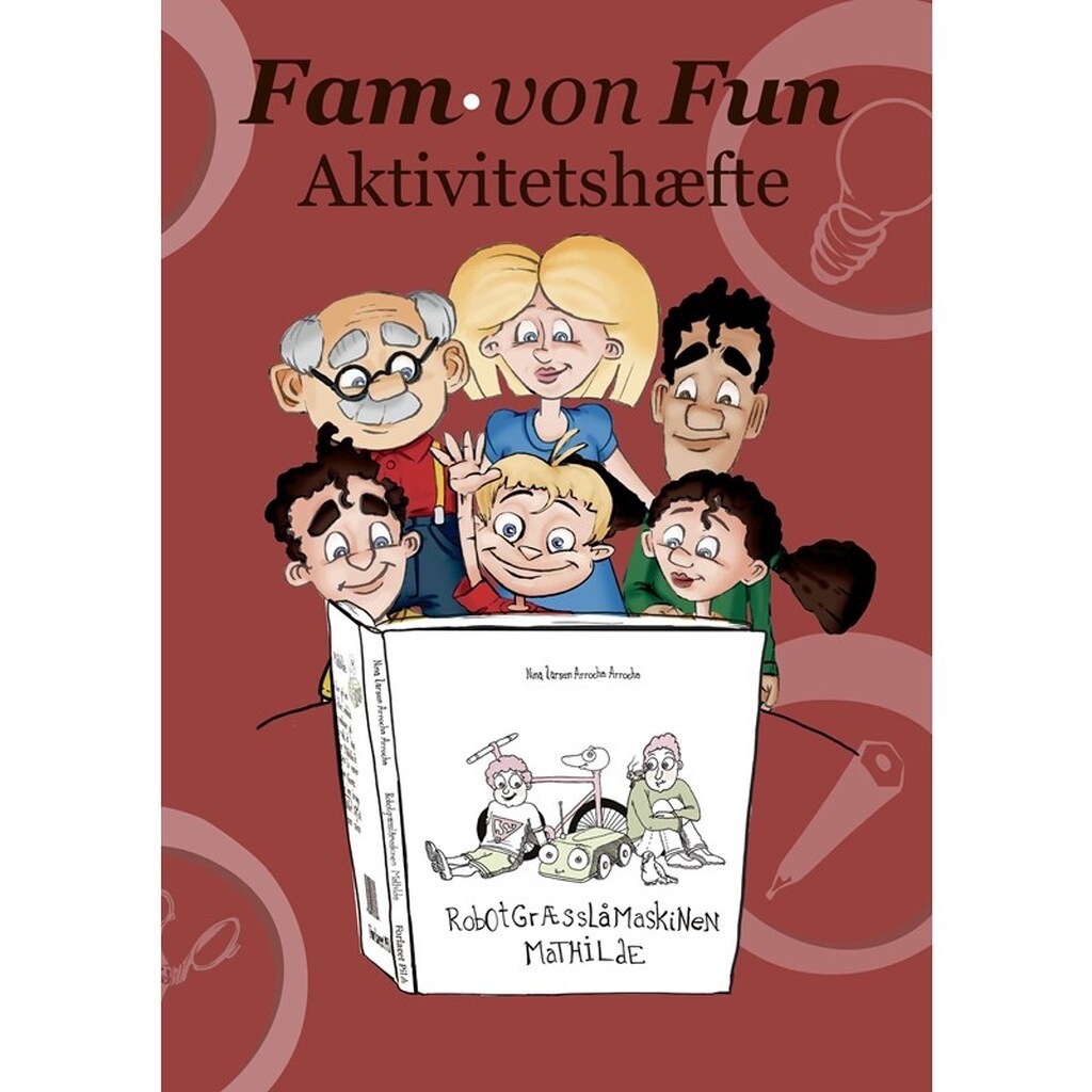 Fam. von Fun - Aktivitetshæfte til Robotgræsslåmaskinen Mathilde - Børnebog - booklet