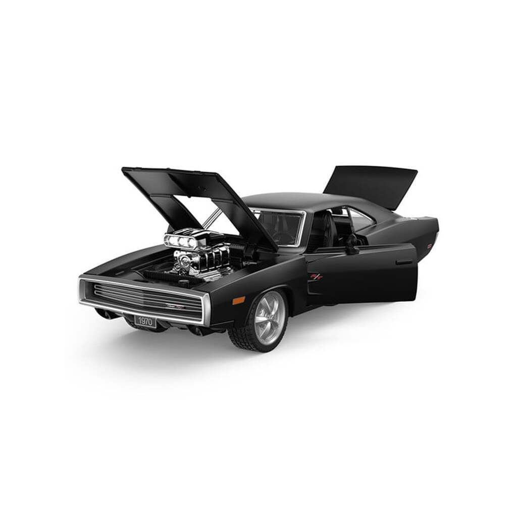 RASTAR Die cast 1:36 1970 Dodge Charger R/T with Engine Version Black