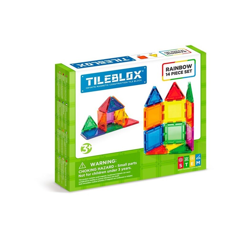 Tileblox Regnbue Sæt 14 dele