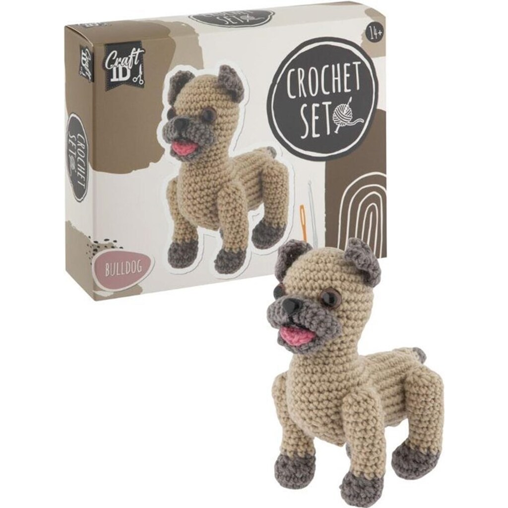 Creative Craft Group CROCHET KIT Hæklesæt BULLDOG