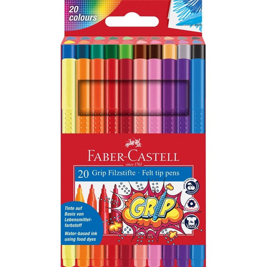 Faber-Castell Tusser Grip 20 stk