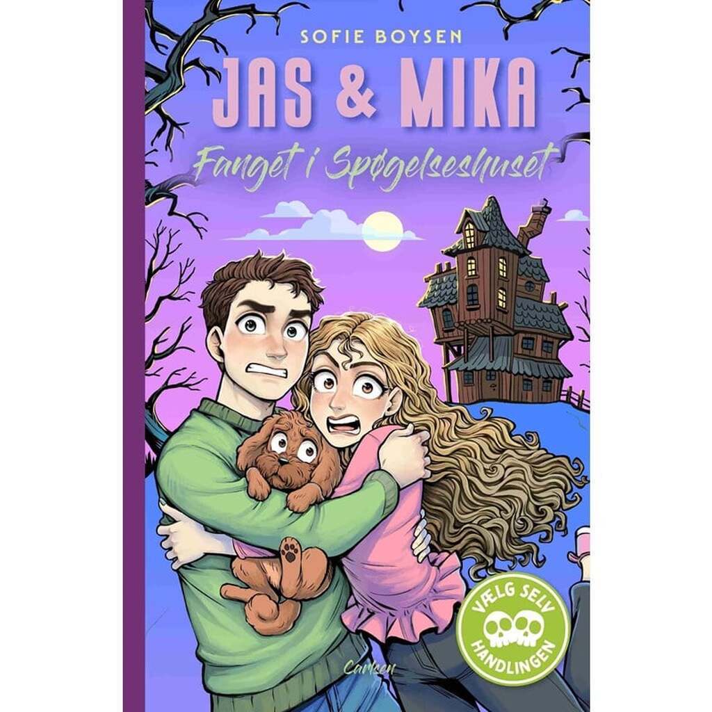 Jas &amp; Mika - Fanget i Spøgelseshuset - Børnebog - Hardcover