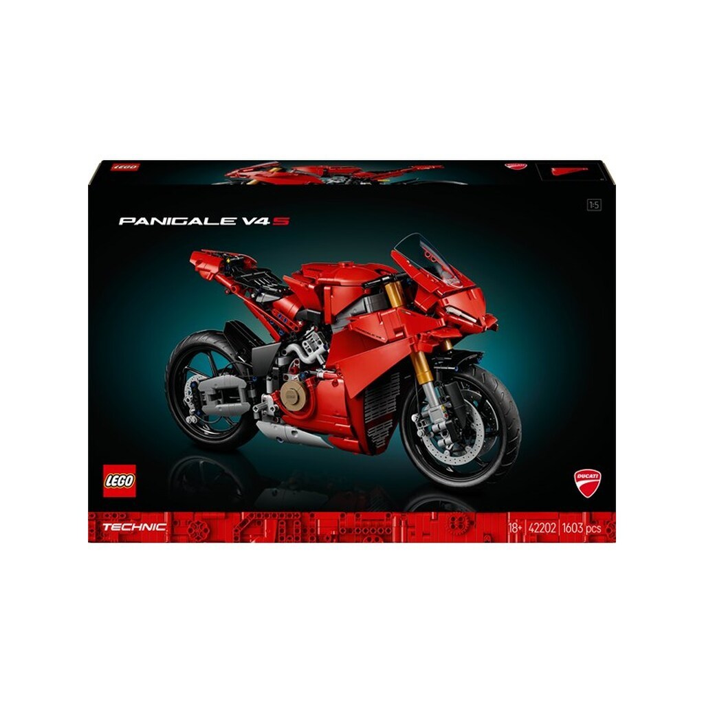 LEGO Technic 42202 Ducati Panigale V4 S-motorcykel
