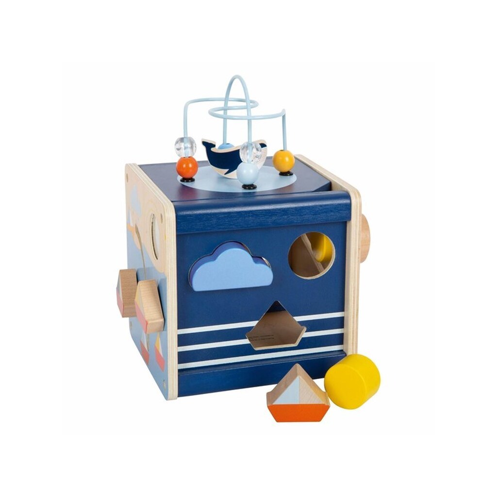 Small Foot - Wooden Activity Cube Ocean