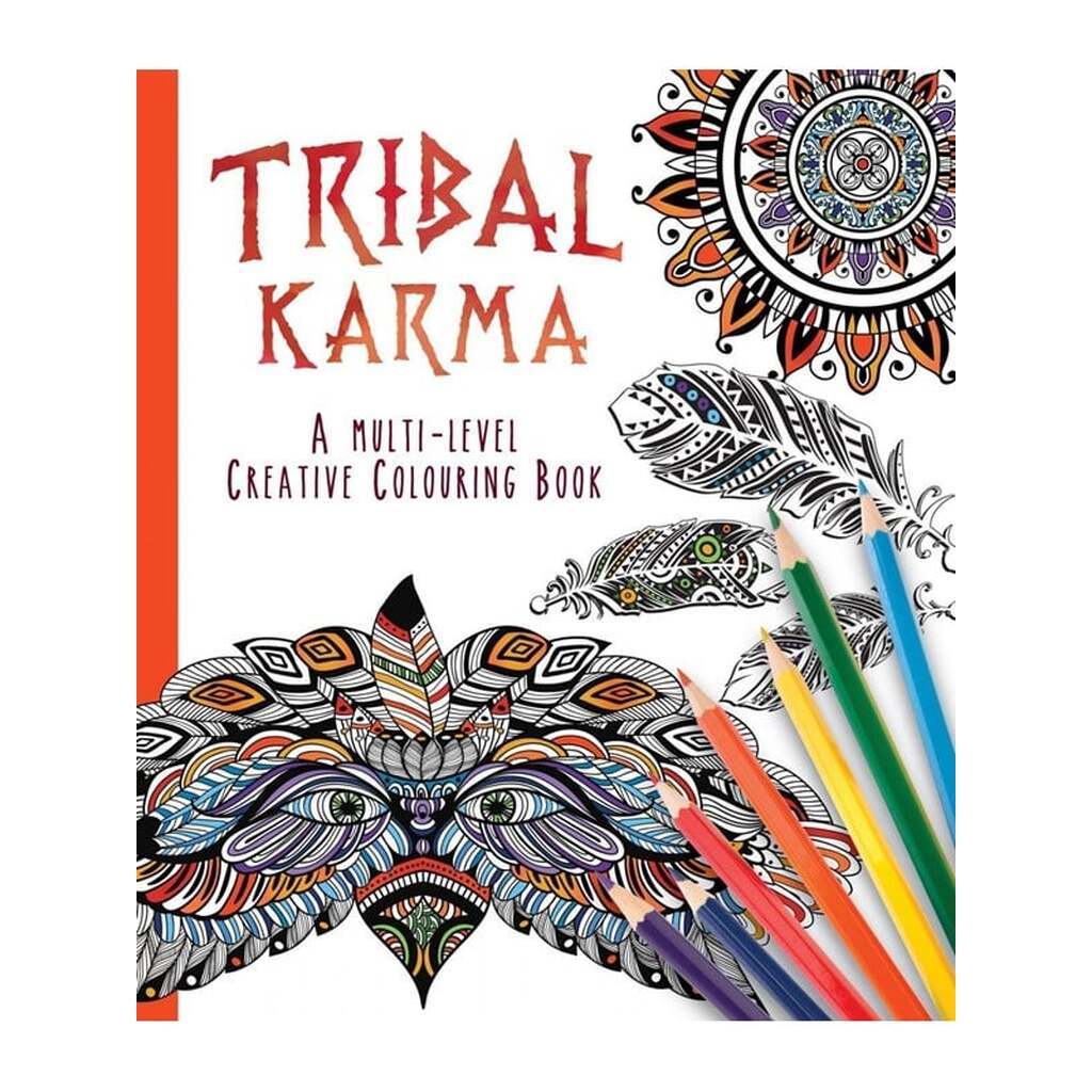 Alligator Mandala malebog TRIBAL KARMA