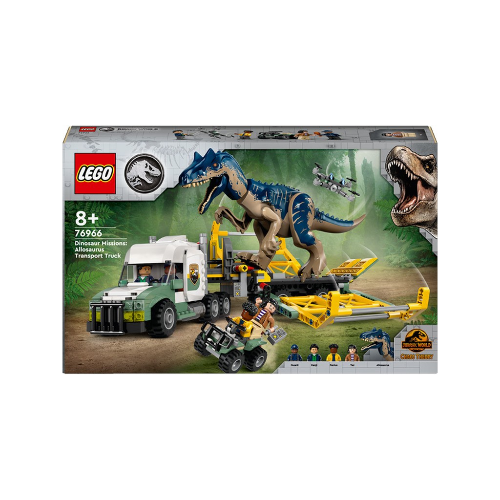 LEGO Jurassic World 76966 Dinosaurmissioner - Allosaurus-transportvogn