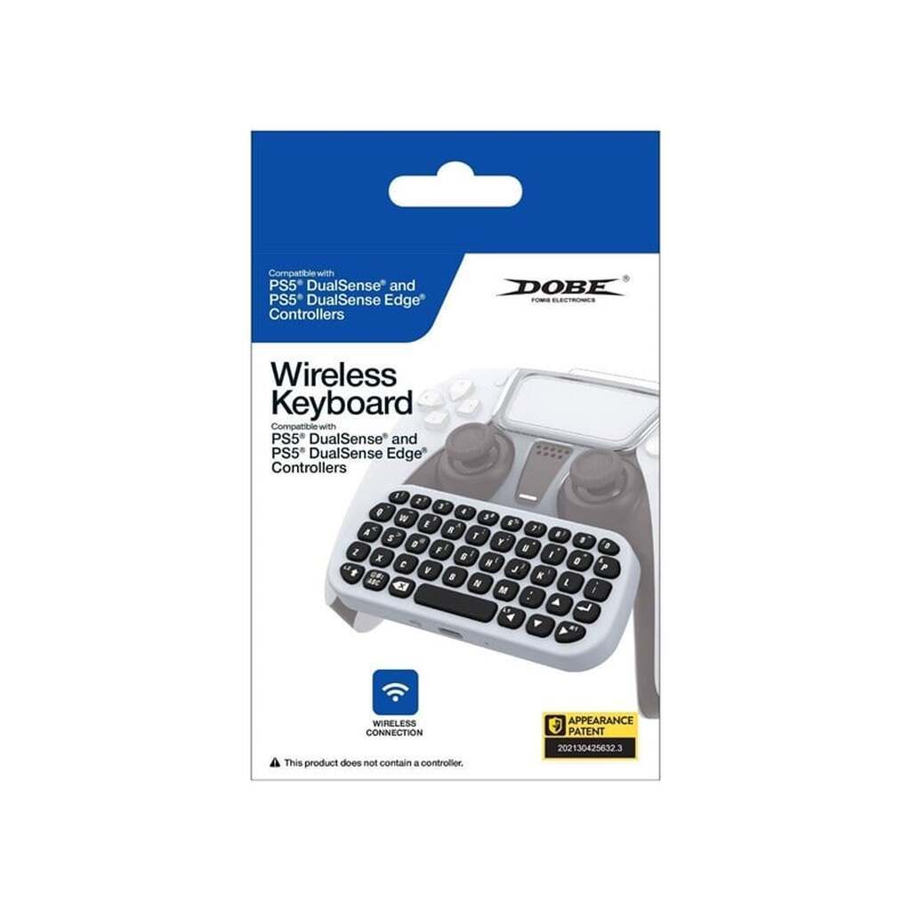 Dobe Wireless Controller Keyboard for PS5 - Wireless Keyboard - Sony PlayStation 5