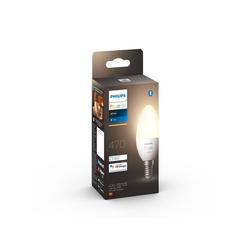 Philips Hue White E14 B39 Kertepære - 1-Pak