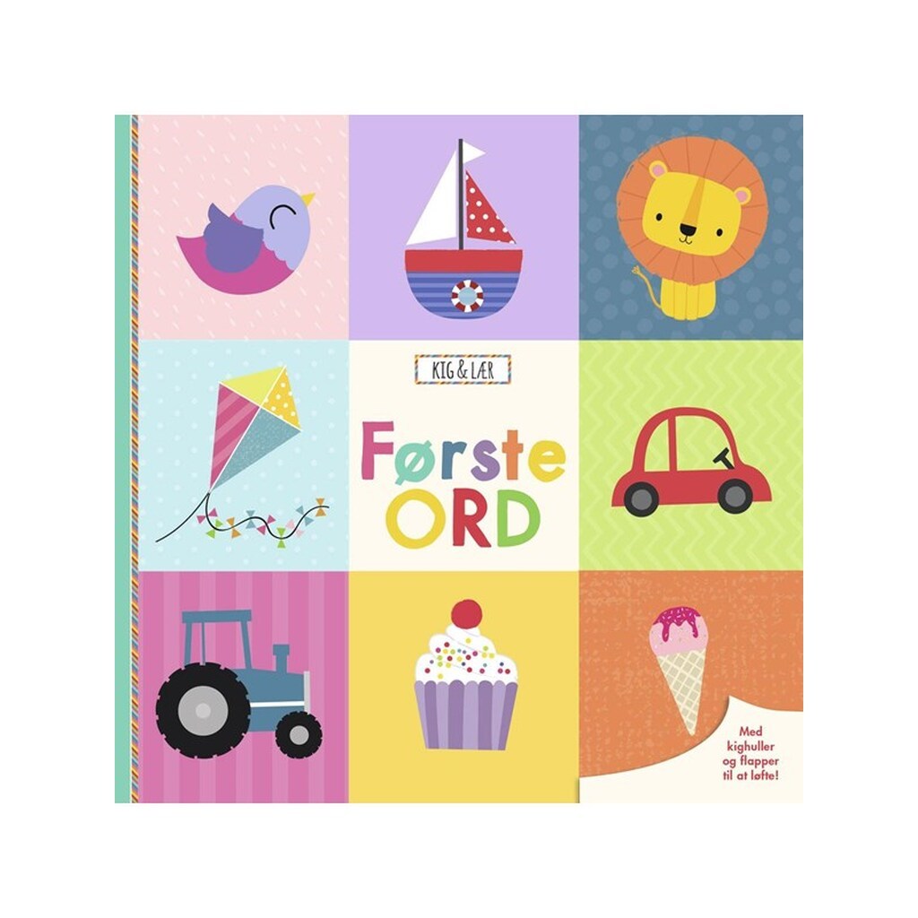 Kig &amp; lær: Første ord - Børnebog - hardcover