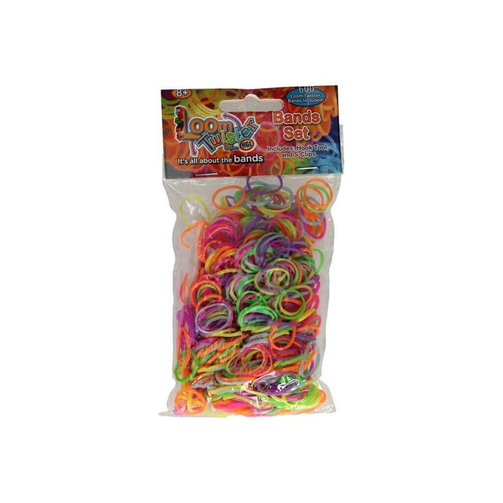 Loom bands Set 600 pcs. - Assorted