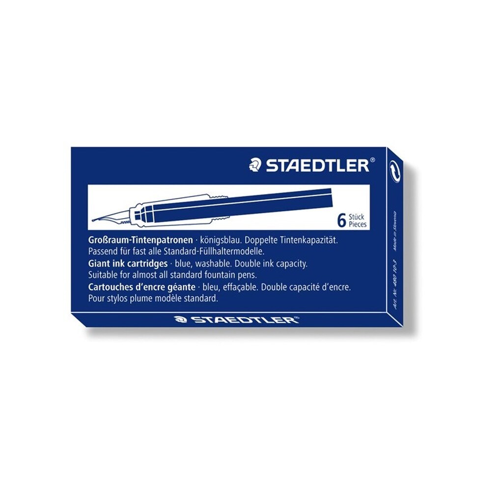 Staedtler JUMBO BLÆK PATRON, 20 X 6 STK,  BLÅ