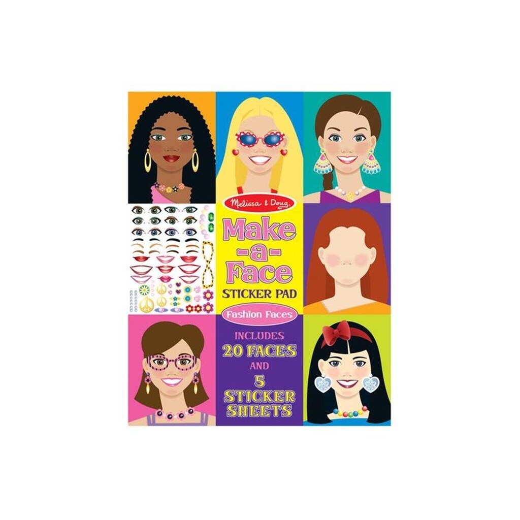 Melissa &amp; Doug Make-a-Face Sticker Pad