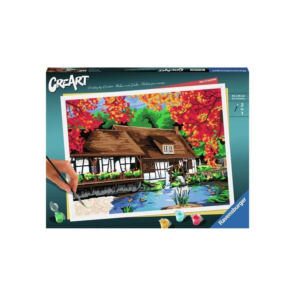 Ravensburger CreArt Painting by Numbers - Mill in Blautopf