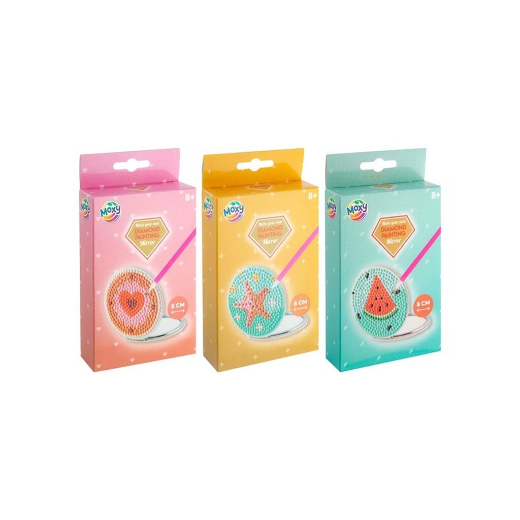 Creative Craft Group Diamond Painting Hand Mirror Decorate - 8 cm
