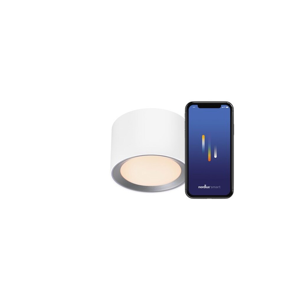 Nordlux Landon Smart Loftlampe, 2700-6500K, Hvid