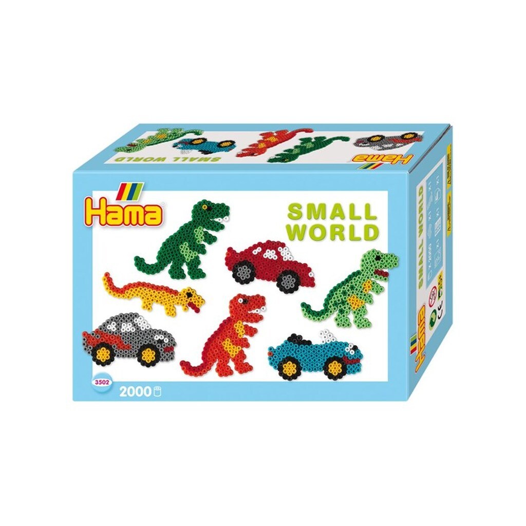 Hama Beads set - Dino and Auto 2000 pcs