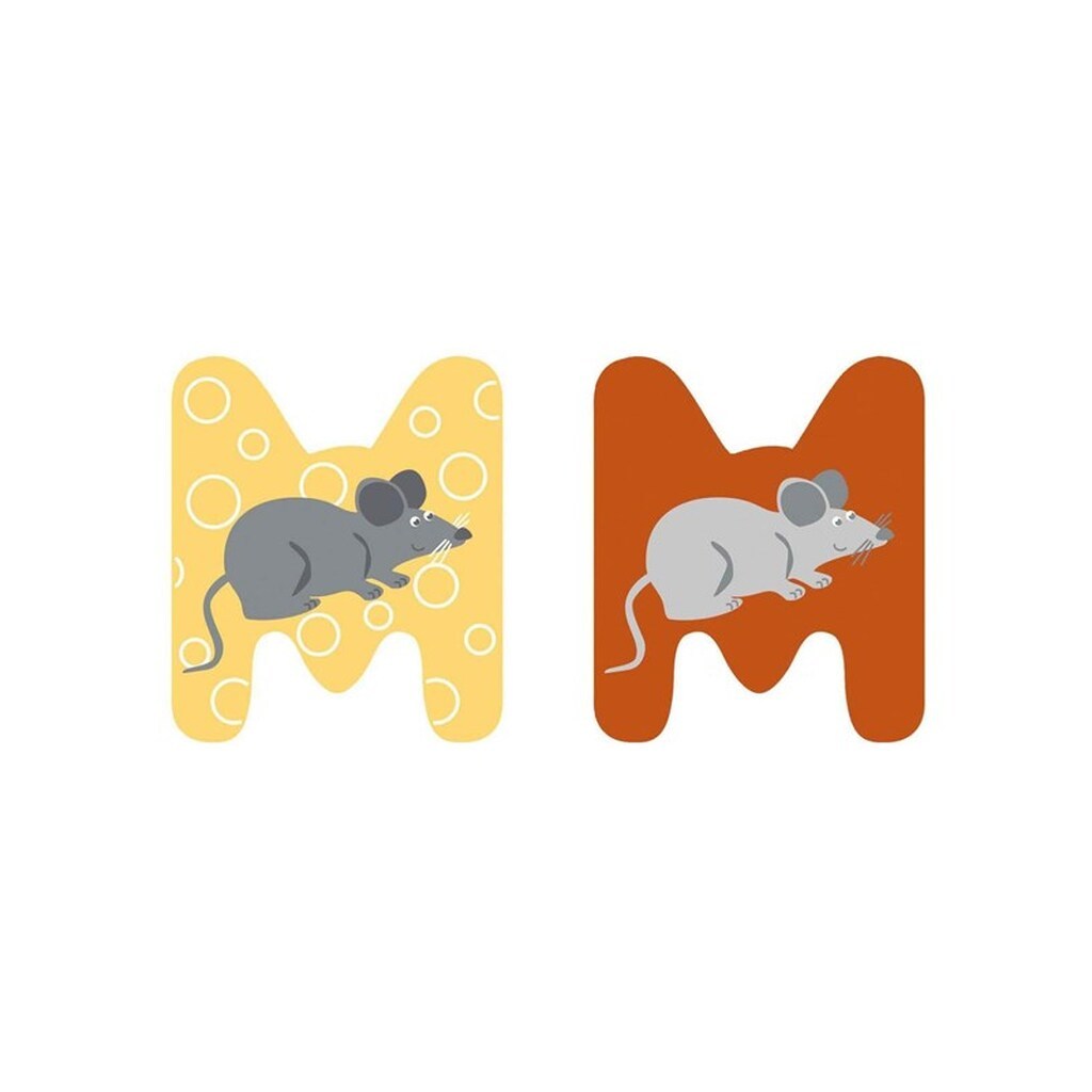 Small Foot - Wooden Animal Children&apos;s Letter - M