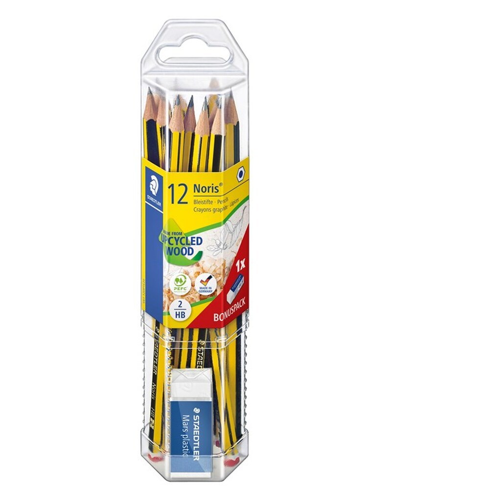 Staedtler Sæt Blyant + viskelæder- 100% PEFC