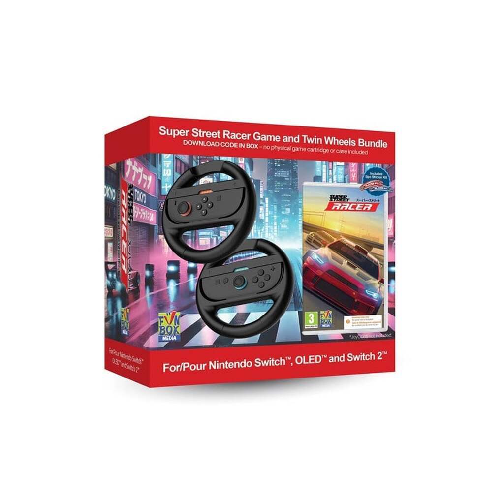 Super Street: Racer Game with Twin Racing Wheels B - Nintendo Switch 2 - Racing