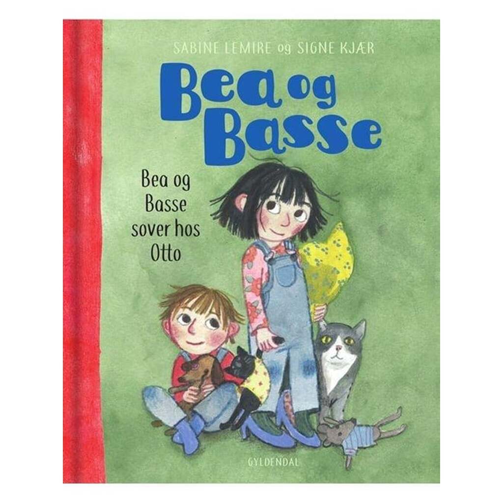 Bea og Basse 7 - Bea og Basse sover hos Otto - Børnebog - Hardback