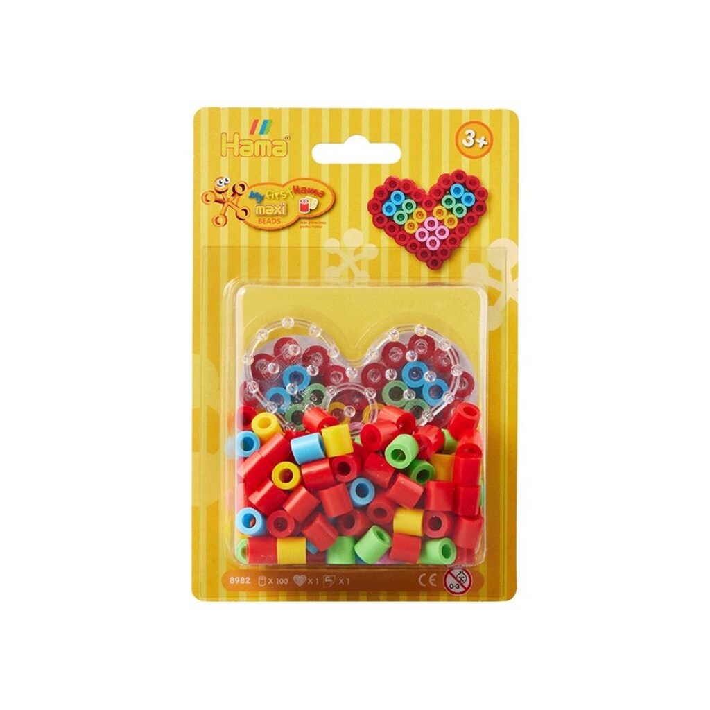 Hama Ironing Bead Set Maxi - Heart 100 pcs.