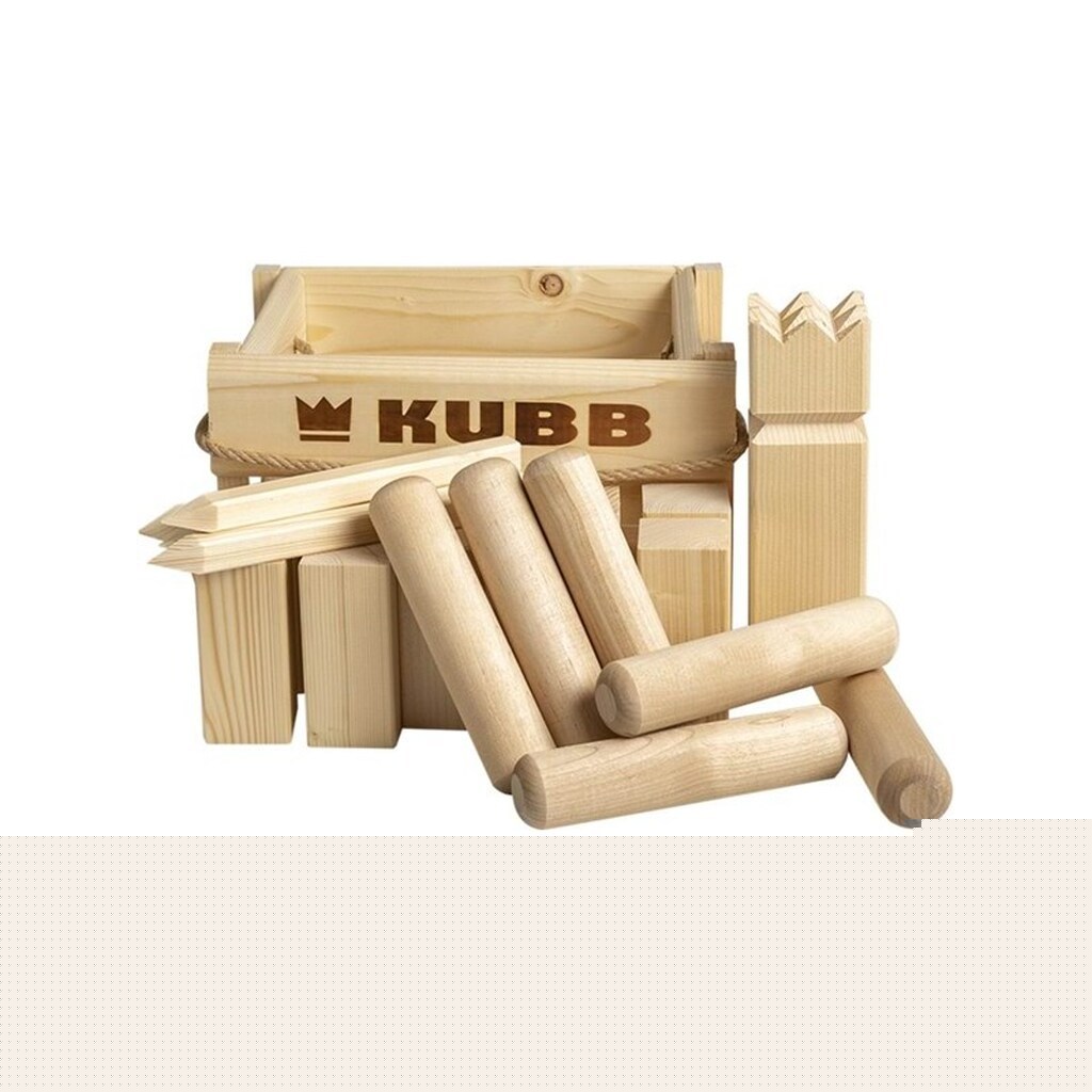 Kubb in wooden box