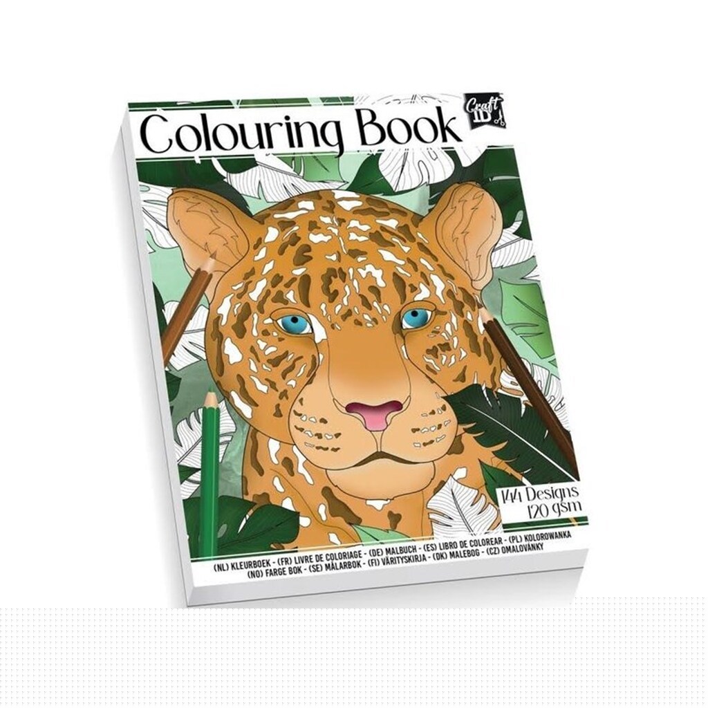 Creative Craft Group Malebog Mandala 20,5*15,7,, 120g Løve