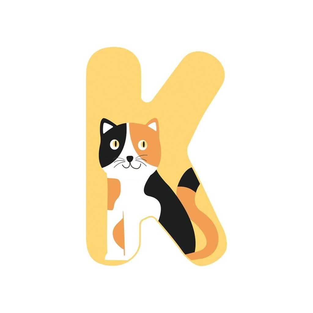 Small Foot - Wooden Animal Children&apos;s Letter - K