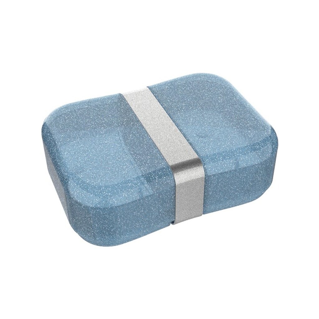 Euromic LUNCH BUDDIES Glitter lunch box w/strap BLUE